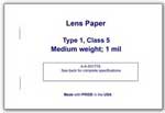 Class 5 lens paper